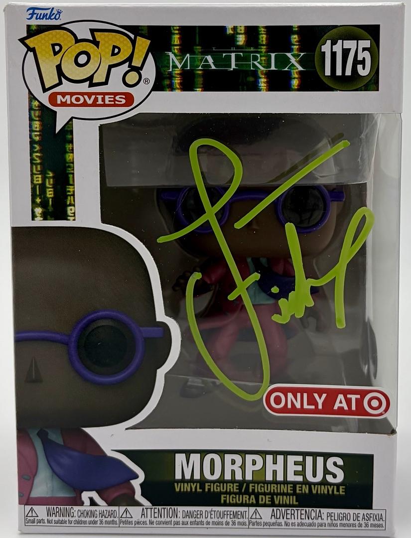 Laurence Fishburne Signed Funko Pop #1175 "Morpheus" Matrix - SWAU COA